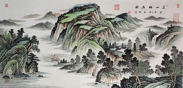 吴门画派沈坤沈石田大匠之门2022北京中艺国际美术馆预展臻品