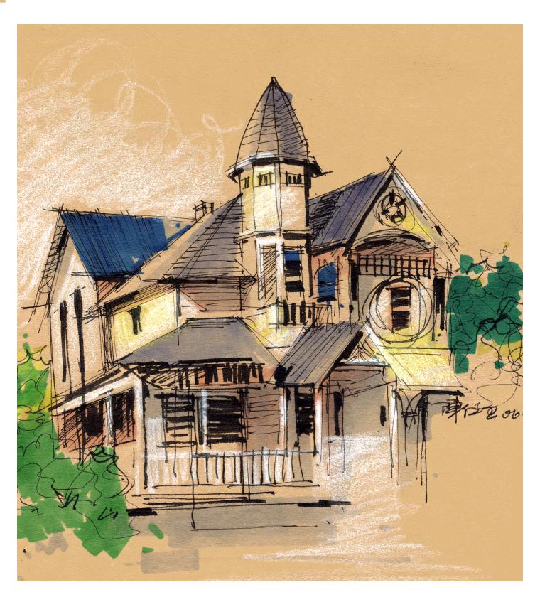 283张陈红卫马克笔手绘 - 知乎