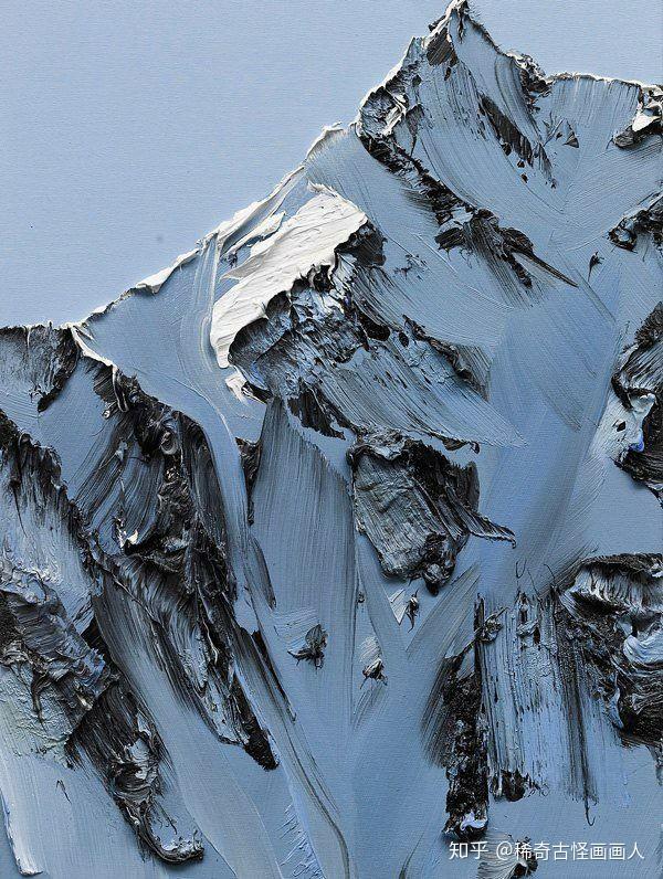 冰山刮刀画! - 知乎