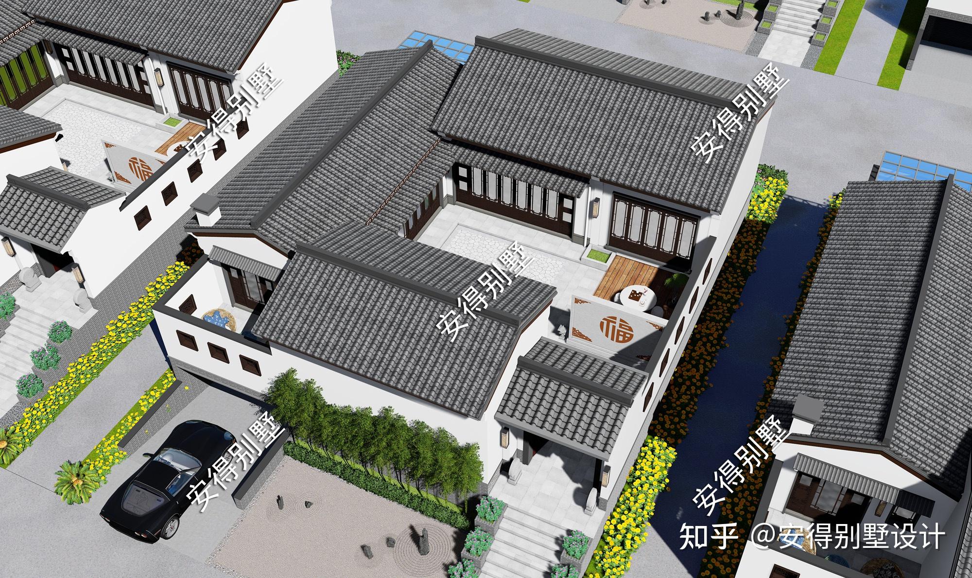 9款中式合院别墅,有宅有院,最美乡村住宅! - 知乎