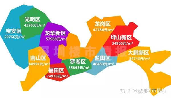 深圳地图房价分布图图片