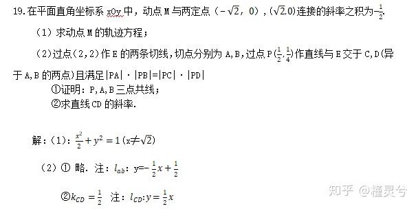 下面來點拓展:第一個是斜率積定義:第二個是:貌似18年高聯用了這個