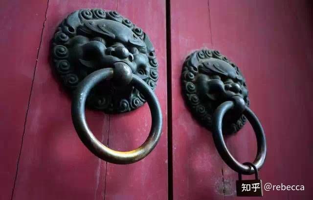 中华豪门—传统建筑中的门文化—门环 - 知乎