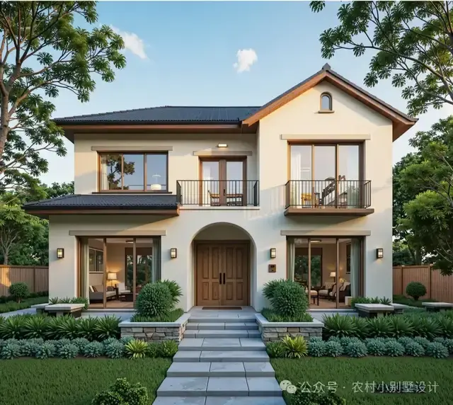 15套小清新二层别墅自建房 ,田园风外观美翻全村浪漫不输城市豪宅 - 知乎