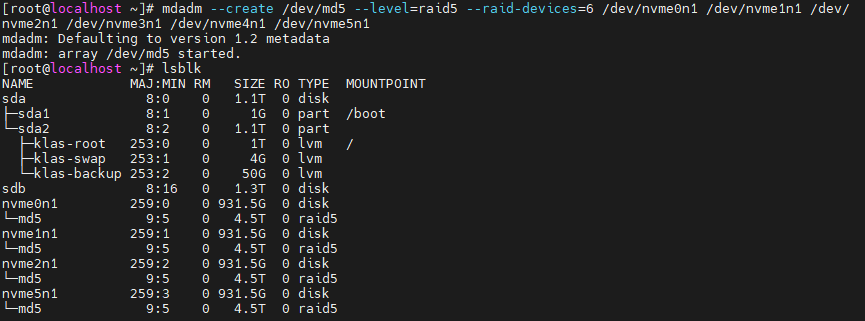 Linux操纵系统配置RAID - 知乎