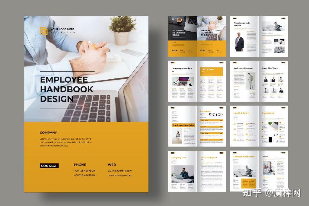 商业产品宣传画册排版模板 | Adobe InDesign - 知乎