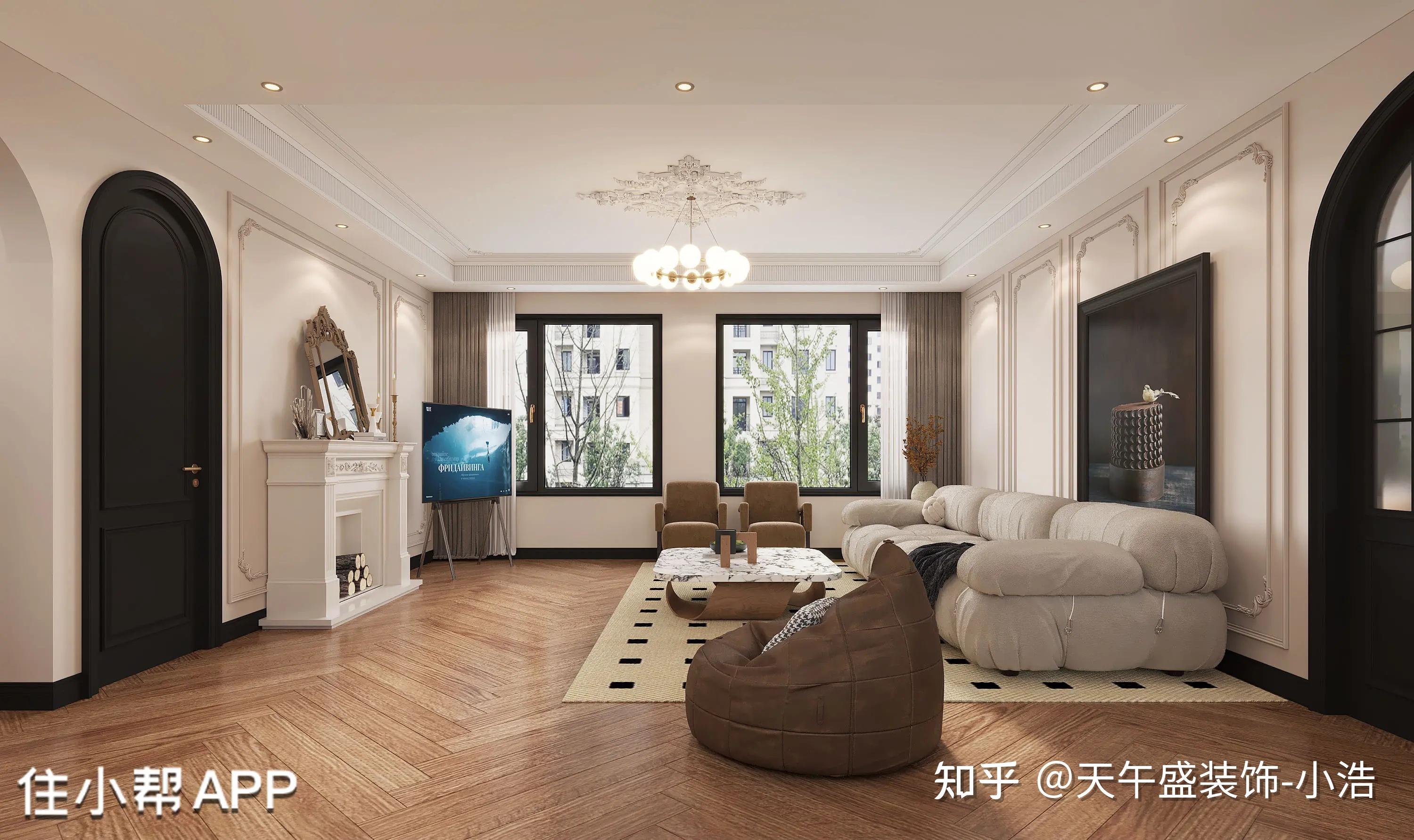 140㎡法式复古住宅,大胆配色成全空间个性化设计! - 知乎