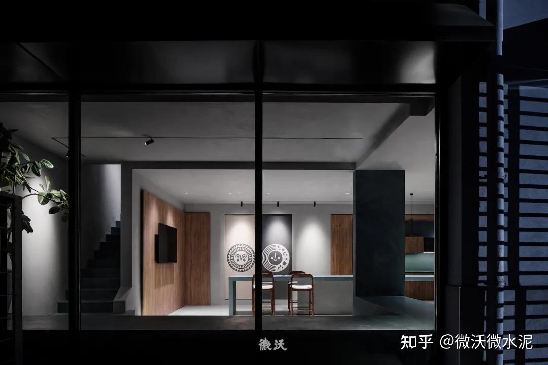 石家庄微沃微水泥专卖店,先声夺人的微水泥展厅空间 - 知乎