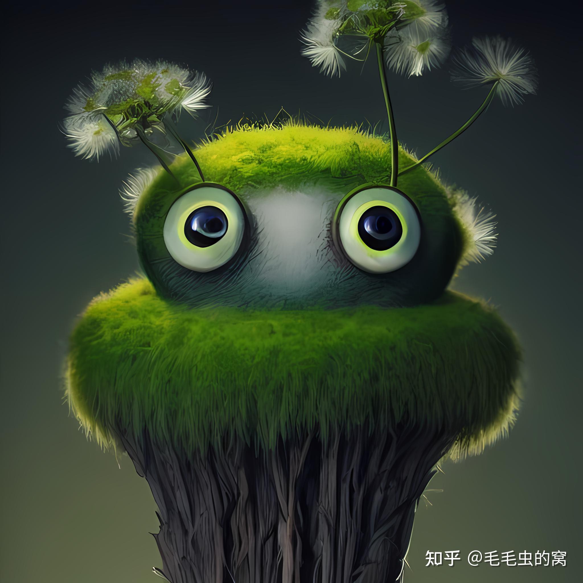 ai插画 | 绿色森林精灵,ai加ae,动起来的ai画像 - 知乎