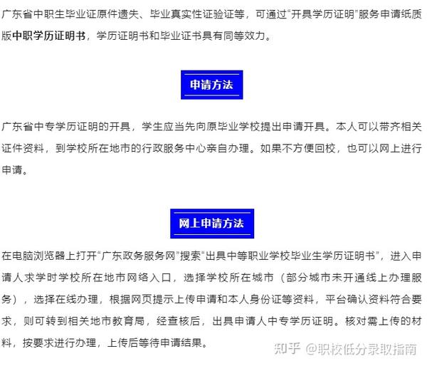 中职生毕业证如何补办？