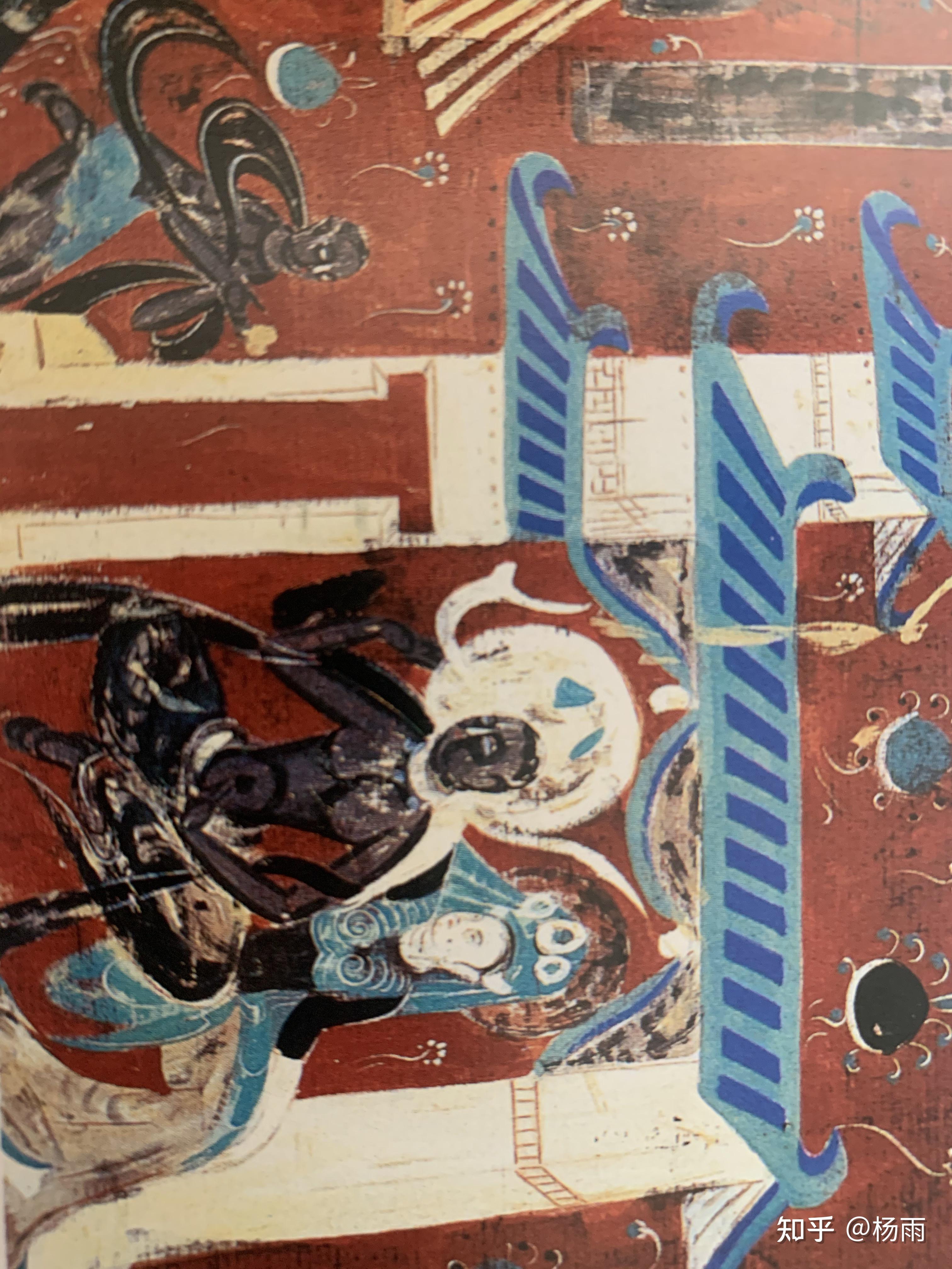 敦煌壁画九色鹿本生故事矿物质岩彩画