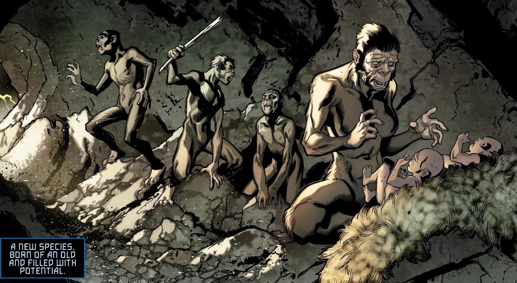 美漫或者其他作品里中有那些人类亚种?