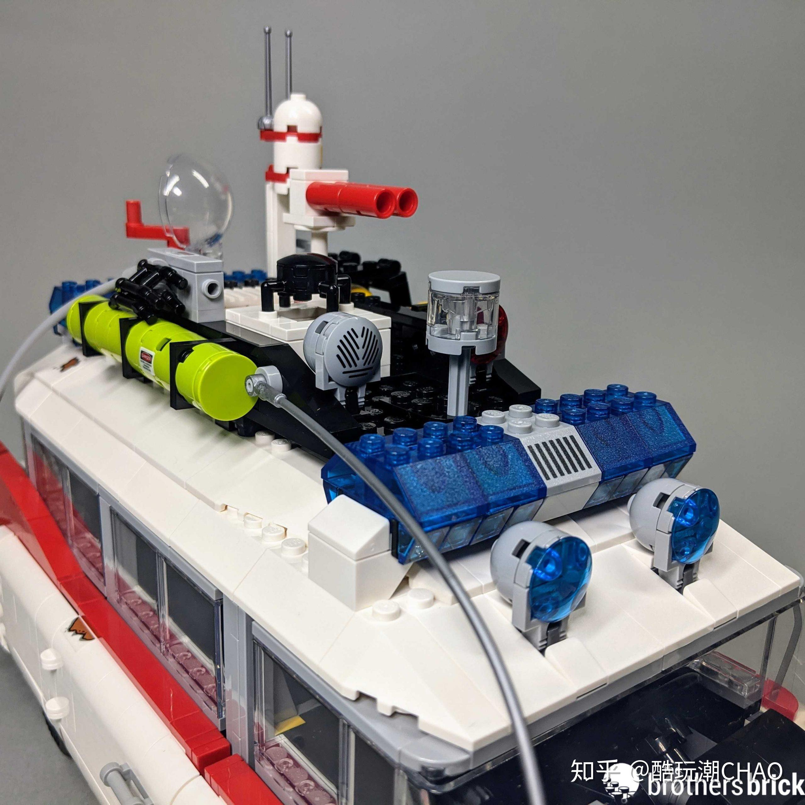 乐高10274捉鬼敢死队ecto1捉鬼车详尽开箱评测