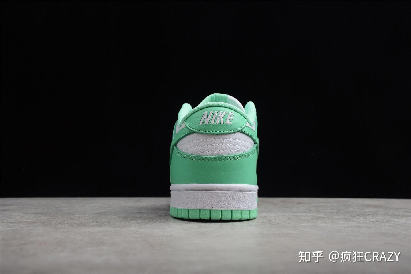 耐克greenglow薄荷绿蒂芙尼nikedunklowwmns低帮板鞋开箱