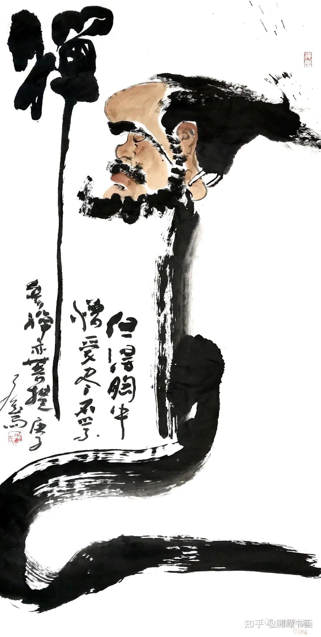 著名禅意画家刘子玉