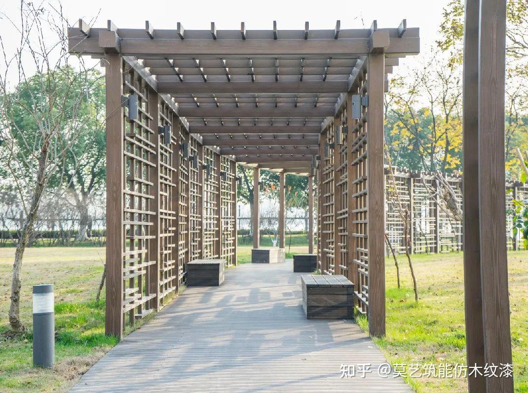 木纹漆施工案例：苏州5A级景区——金鸡湖 - 知乎