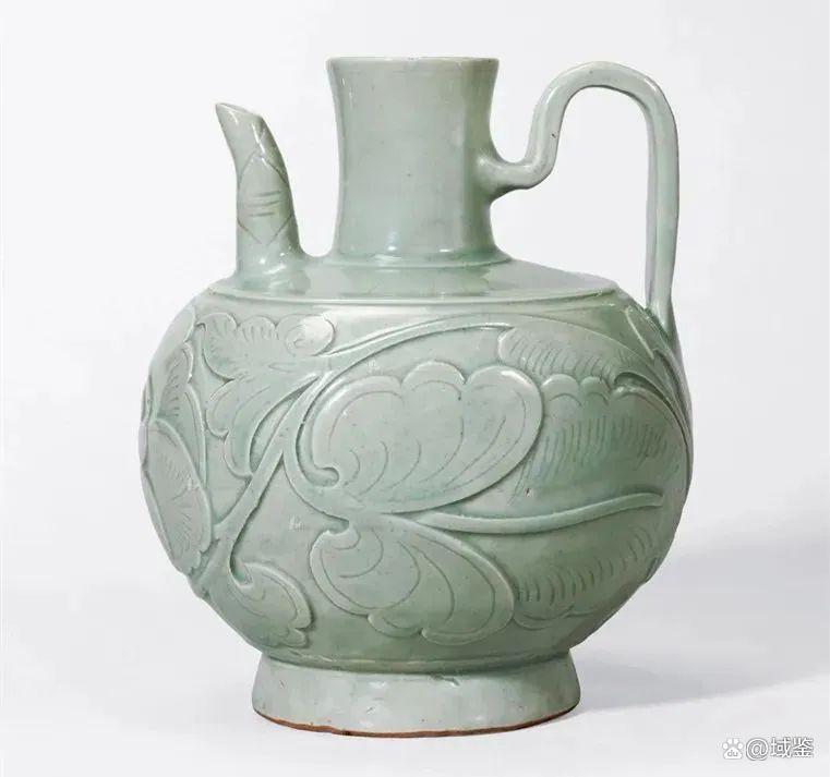 耀州窯 陰刻青磁蓋腕 合子 北宋時代 古玩 中国美術 唐物 擺件 311b 中国陶磁器 耀州窯青磁刻花紋蓋物 合子 北宋時代 花瓶 花器 唐物
