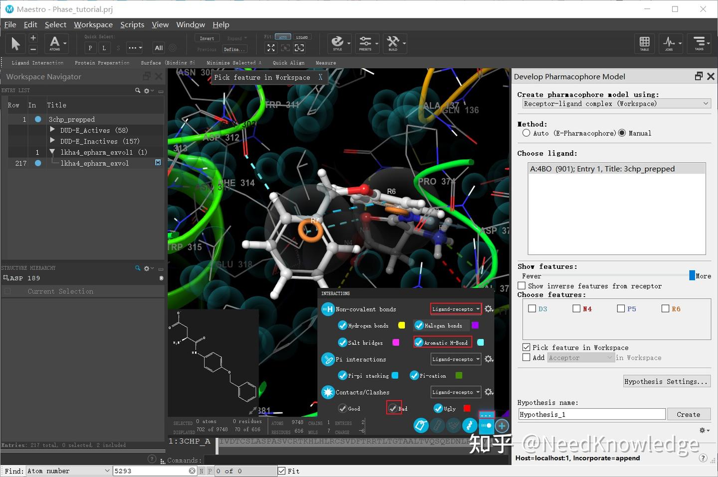 Schrödinger教程 | Structure-Based Virtual Screening Using Phase - 知乎