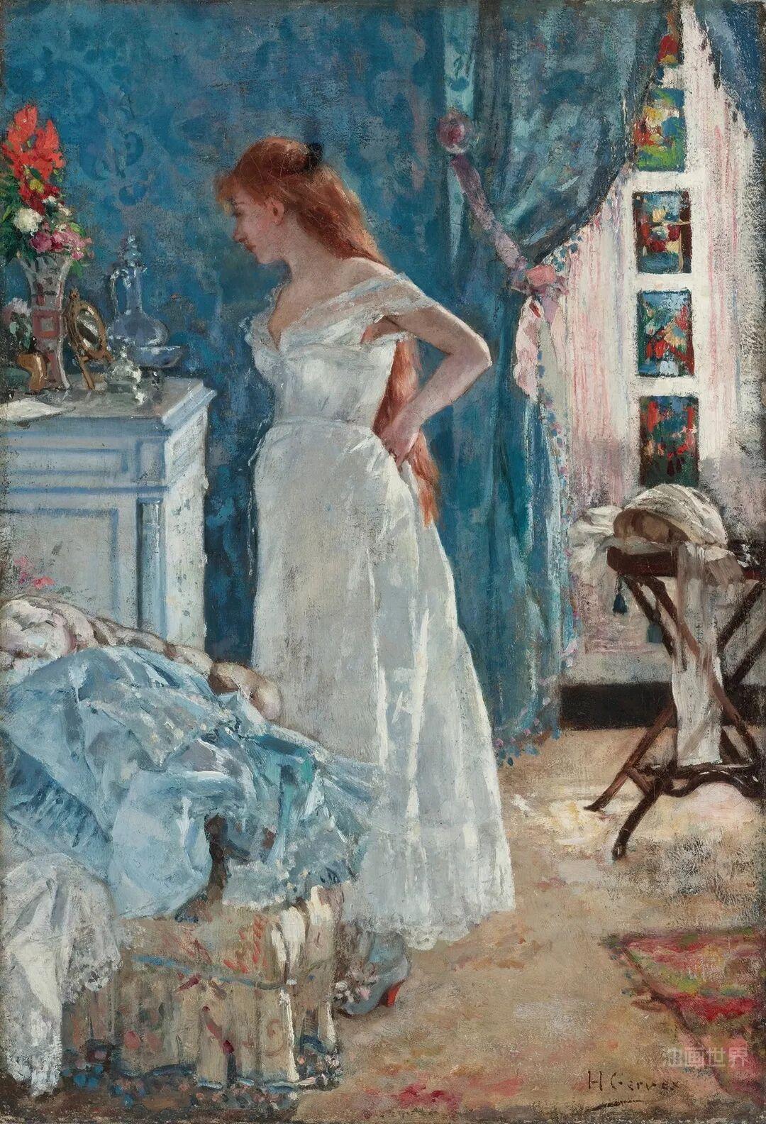 henri gervex女性人物绘画