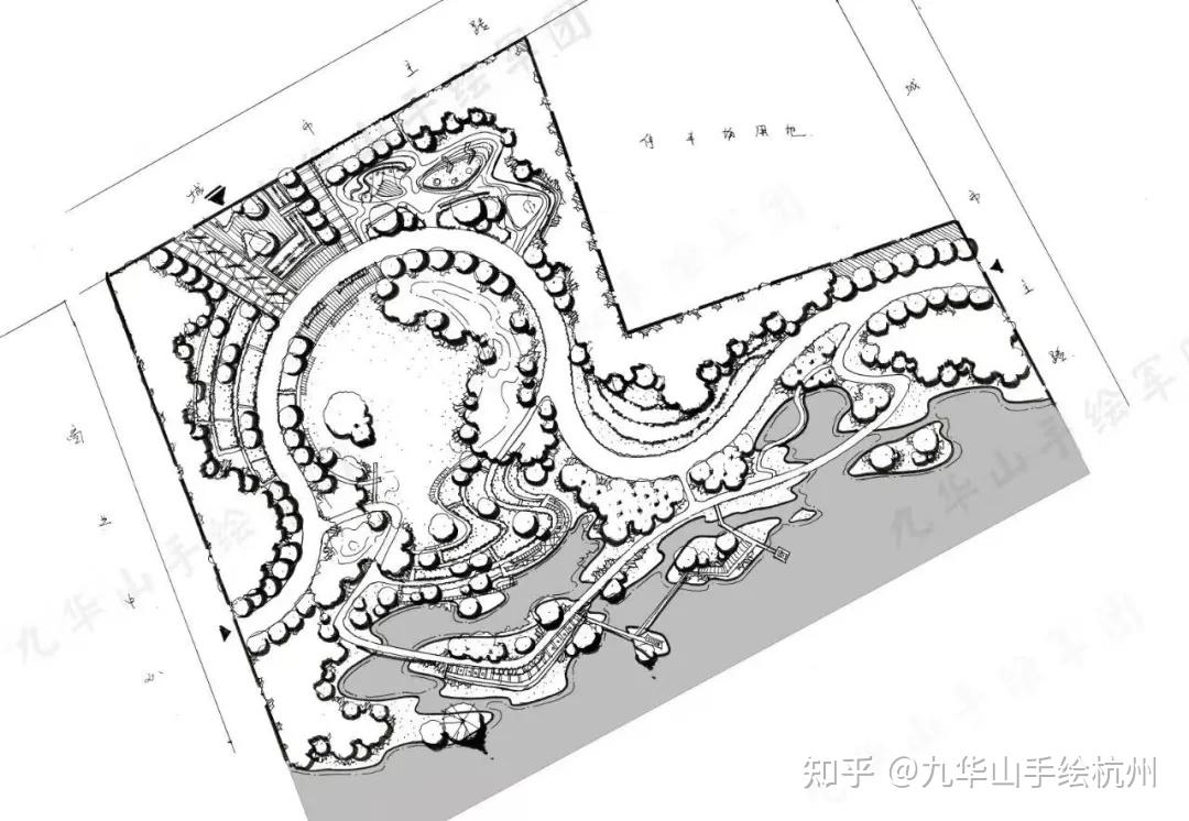 景观快题中如何呼应生态主题系列①水体