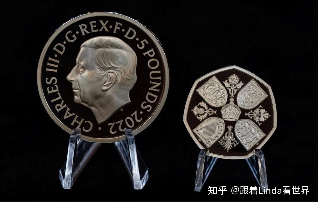 快看看英国新的硬币出来了，国王的肖像
