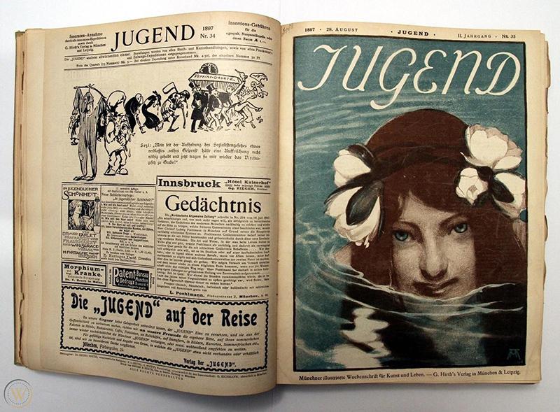 新艺术运动中的德国青年风格设计有什么特色设计史太浓