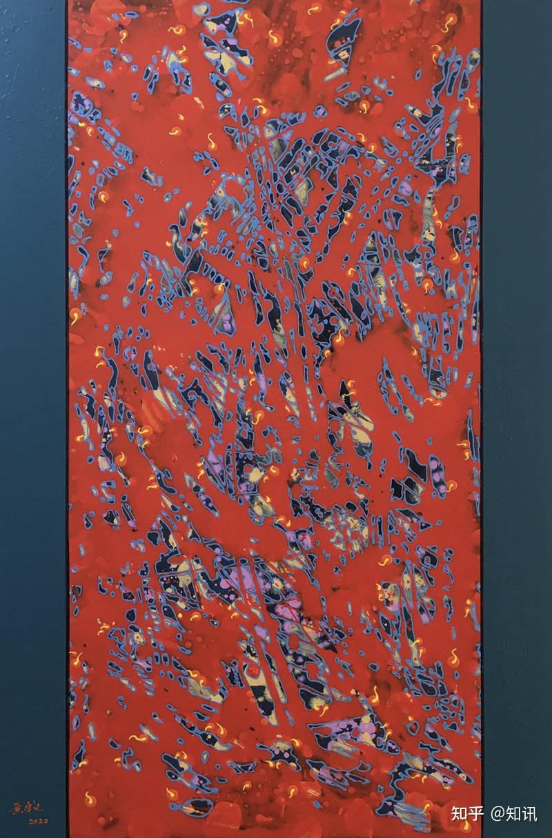 著名抽象艺术家黄守义作品欣赏