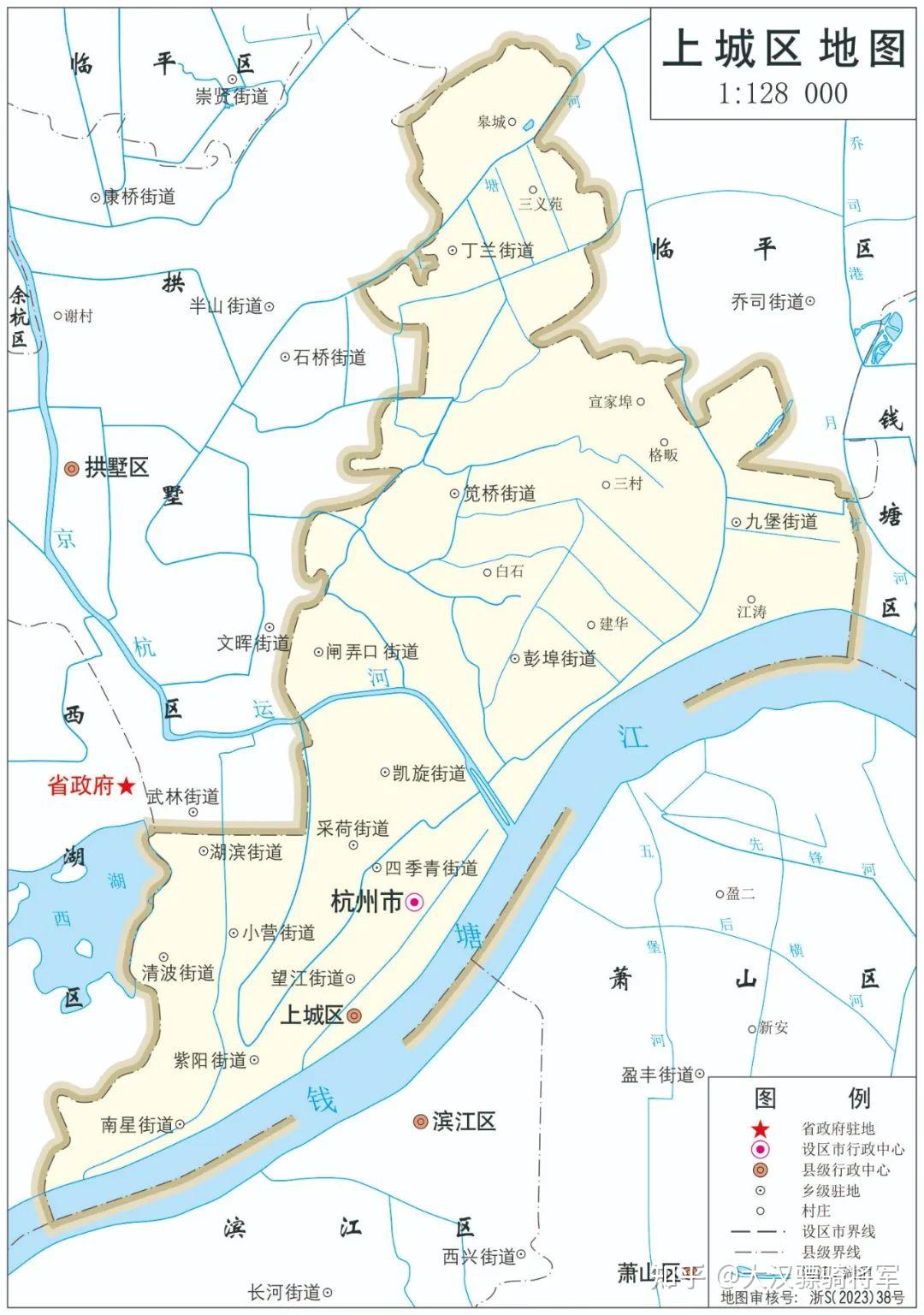 图文解读杭州市地理和历史(2023年高清行政地图可收藏) - 知乎