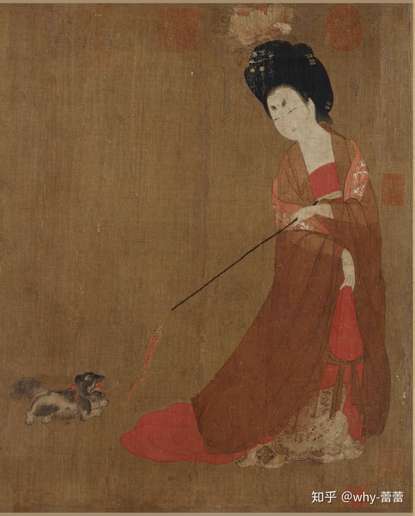 唐《簪花仕女图》高清赏析- 知乎