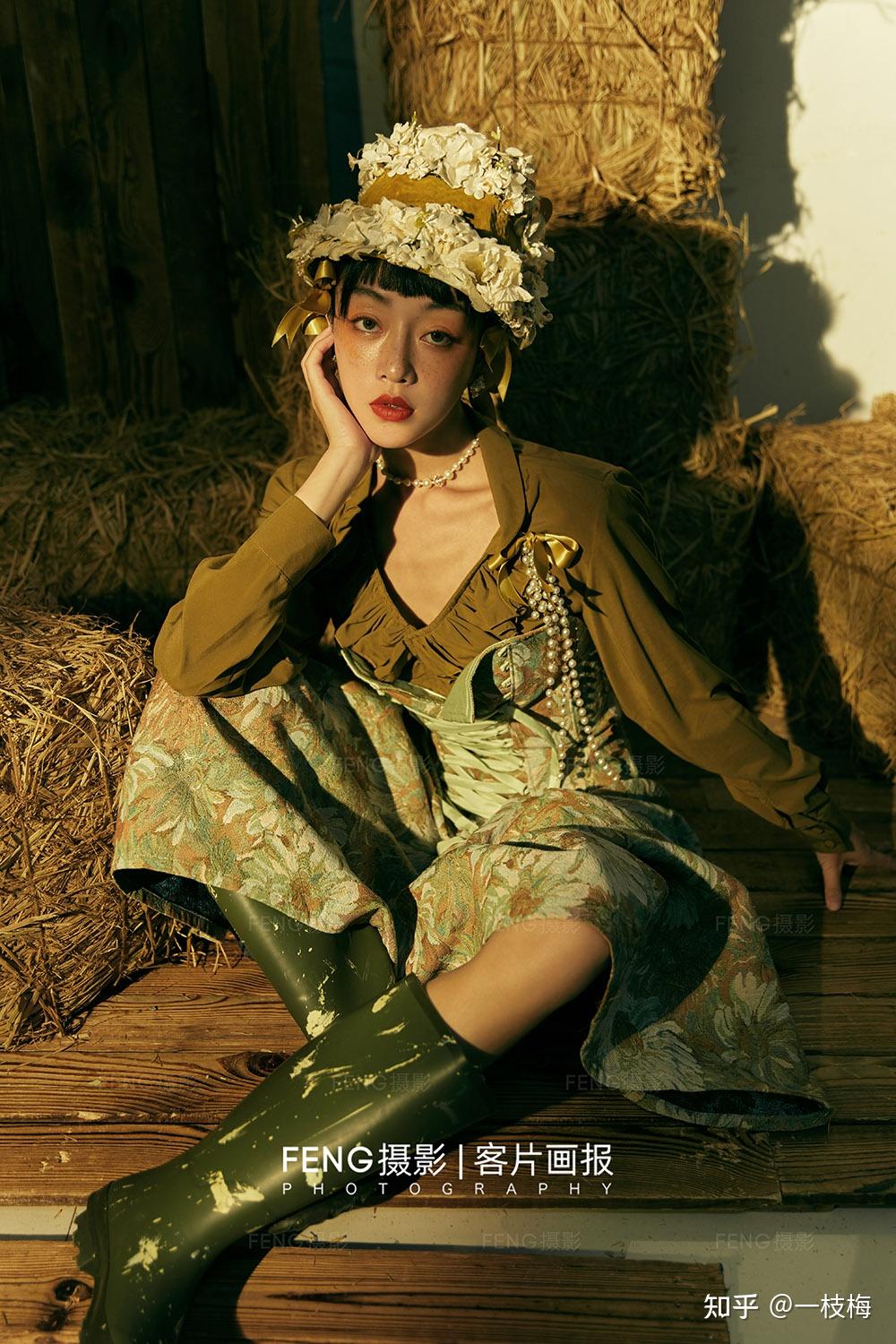 超适合秋季的复古油画风写真北京写真