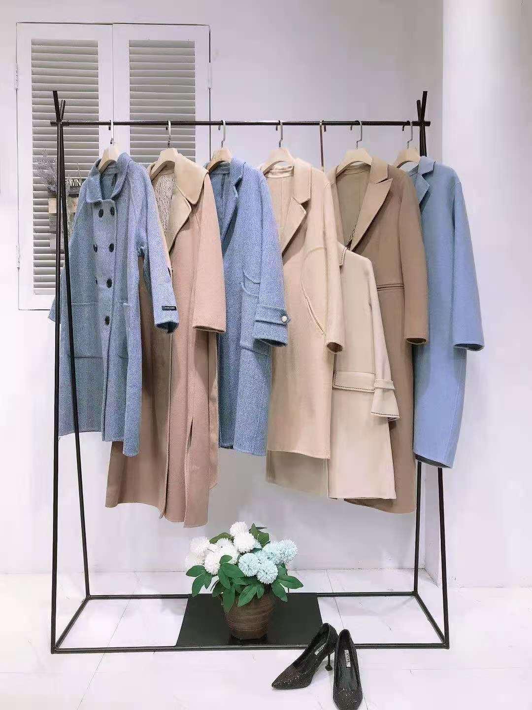 帕瓦尼2020冬装双面羊绒大衣品牌折扣女装双面呢纯手工羊绒缝制尾货