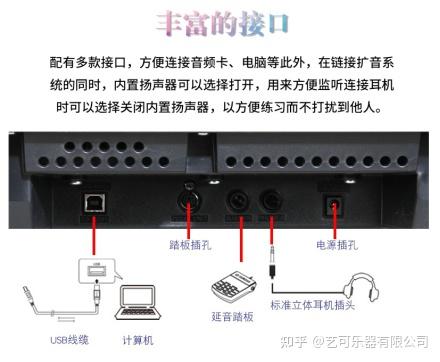 雅马哈电子琴插孔图解图片