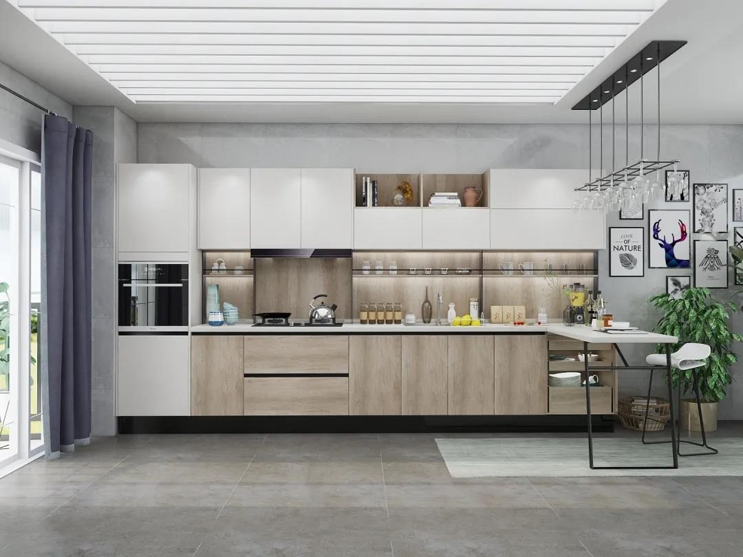 小户型最爱的一字型厨房你装对了吗