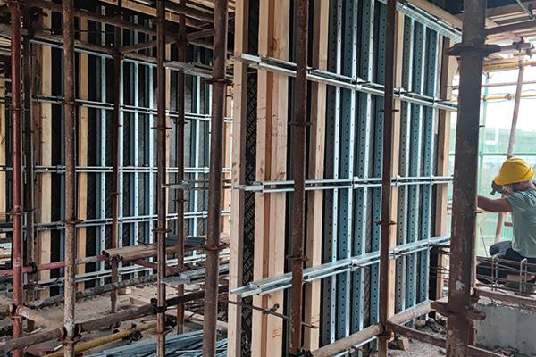 景德镇新型铝模板钢背楞-捷安剪力墙加固件