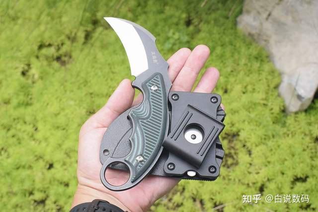 近距离防身利器三刃木爪刀赏玩