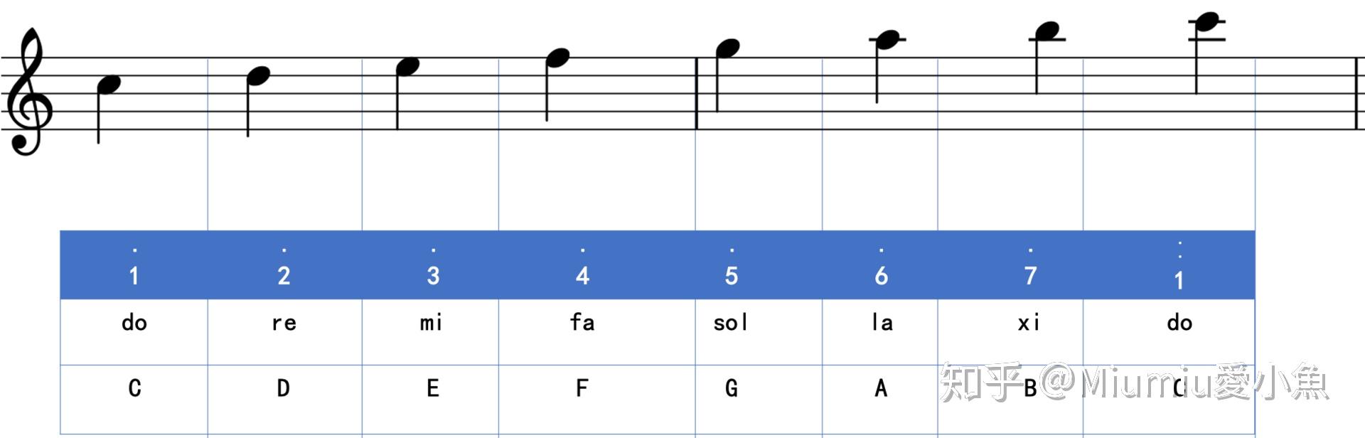 五线谱入门，学琴前一定要看噢！（识谱篇） 知乎