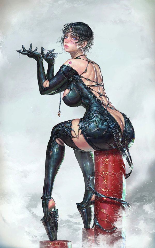 暴力与色气的完美结合来自韩国的插画师kyuyongeom