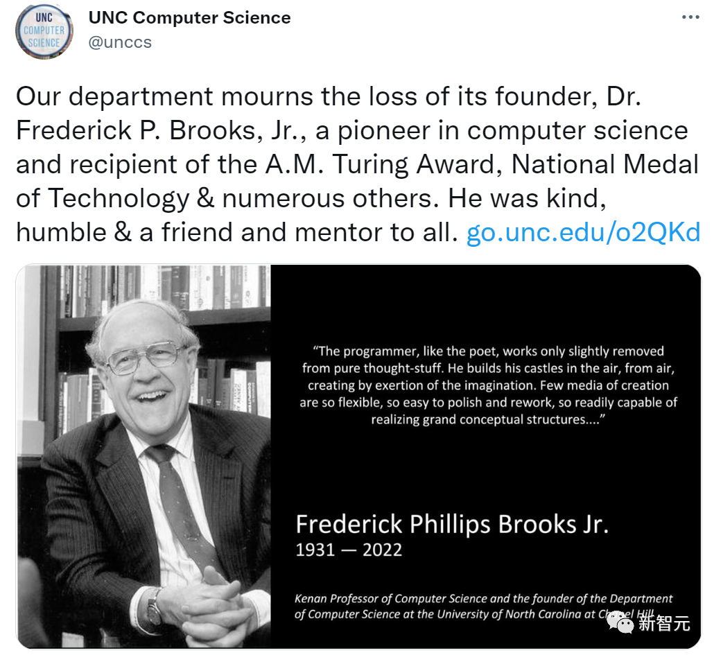 享年91岁！图灵奖得主、软件工程圣经《人月神话》作者Fred Brooks逝世 知乎