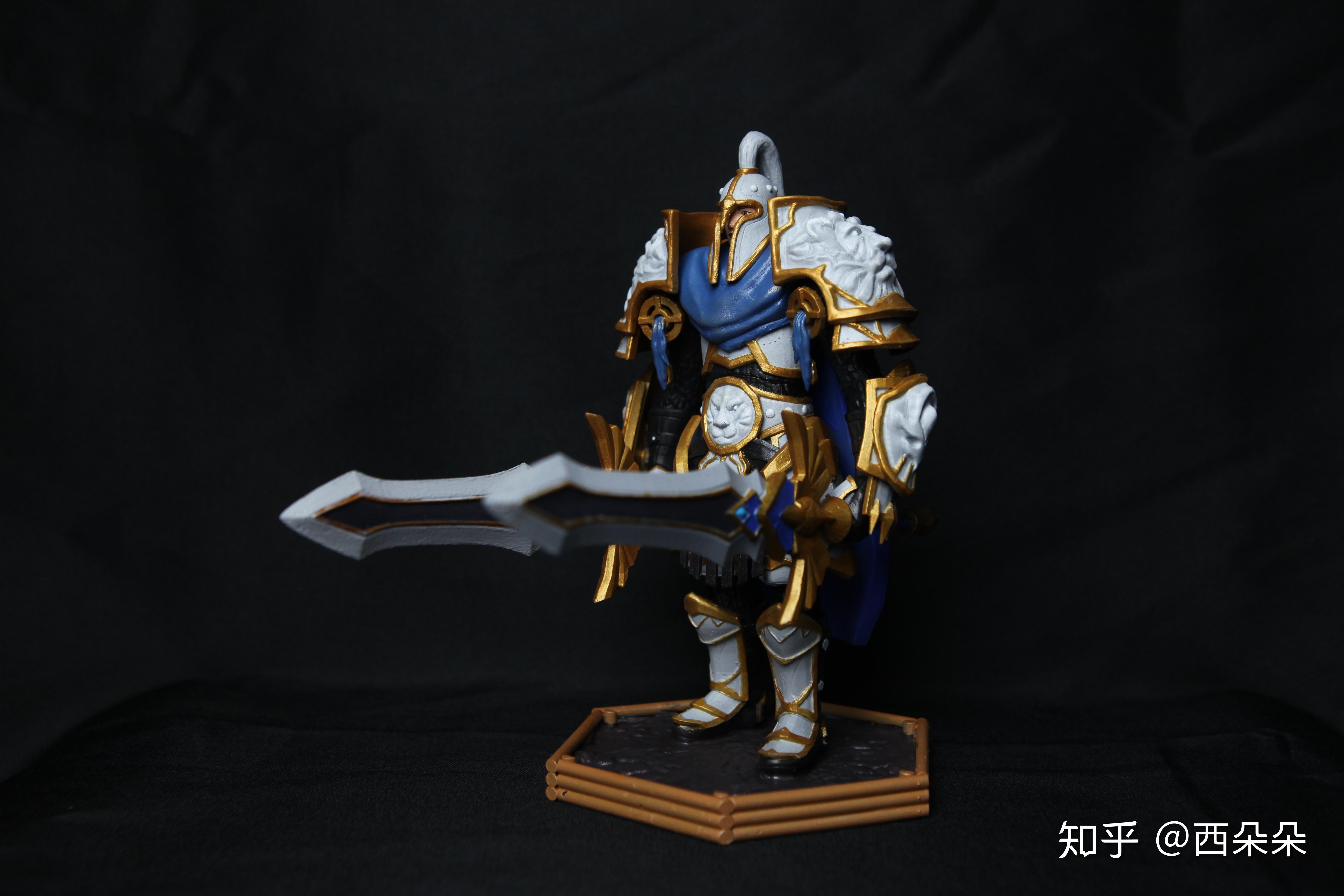 3d打印魔兽世界80第七军团套手办