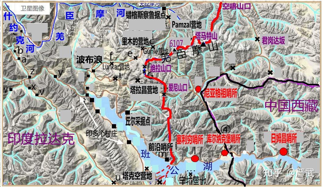 中印公路线路图图片