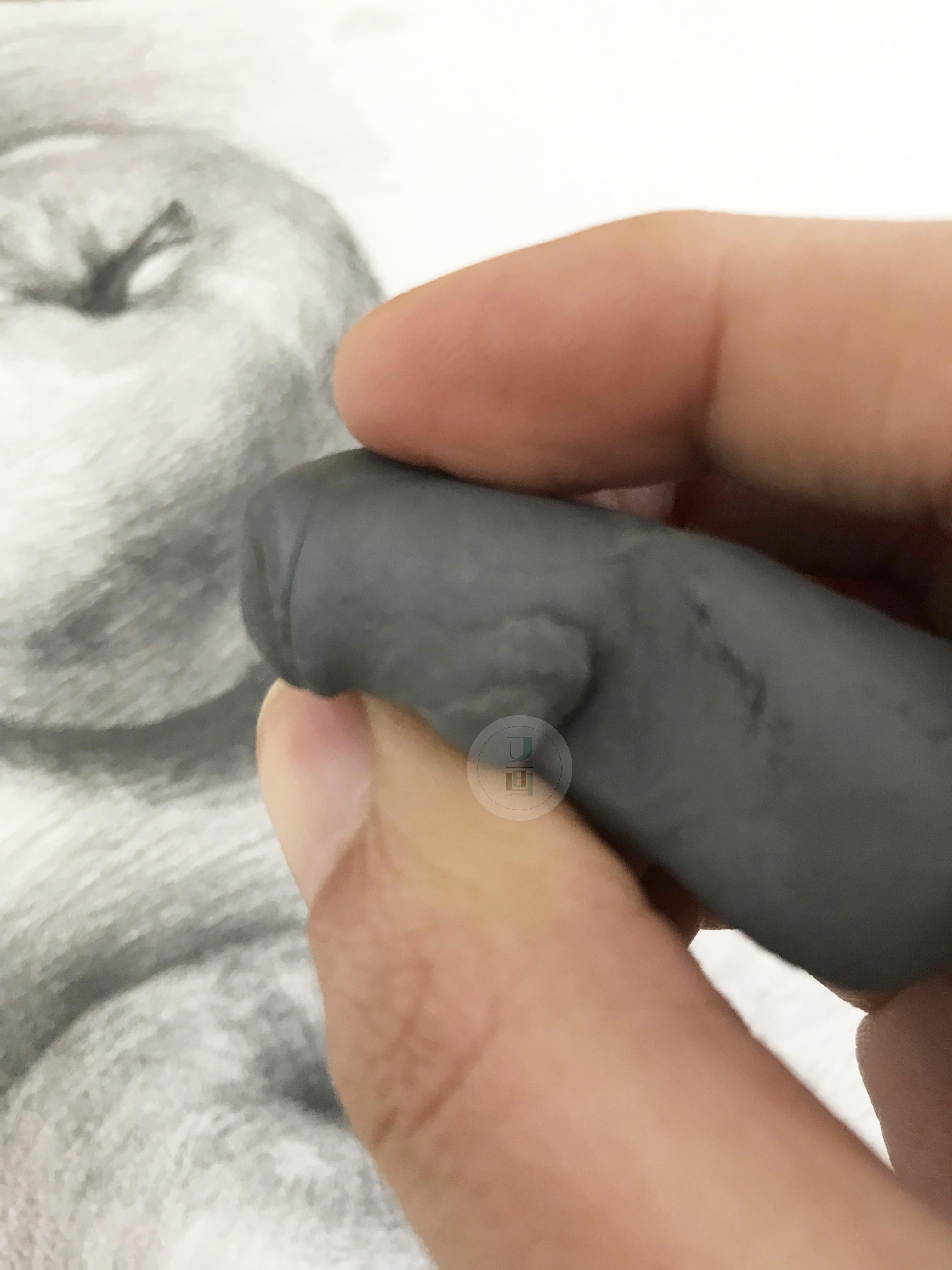 素描橡皮泥的使用小技巧