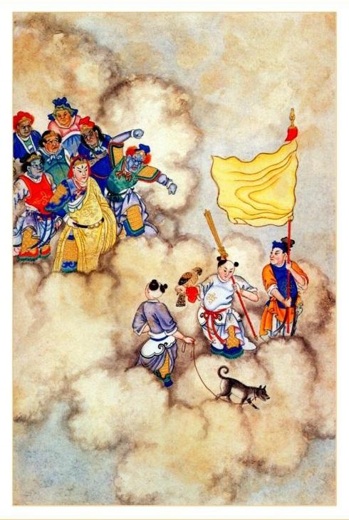 小说《封神演义》中主要人物,二郎神的文学形象,师出玉虚宫玉鼎真人门