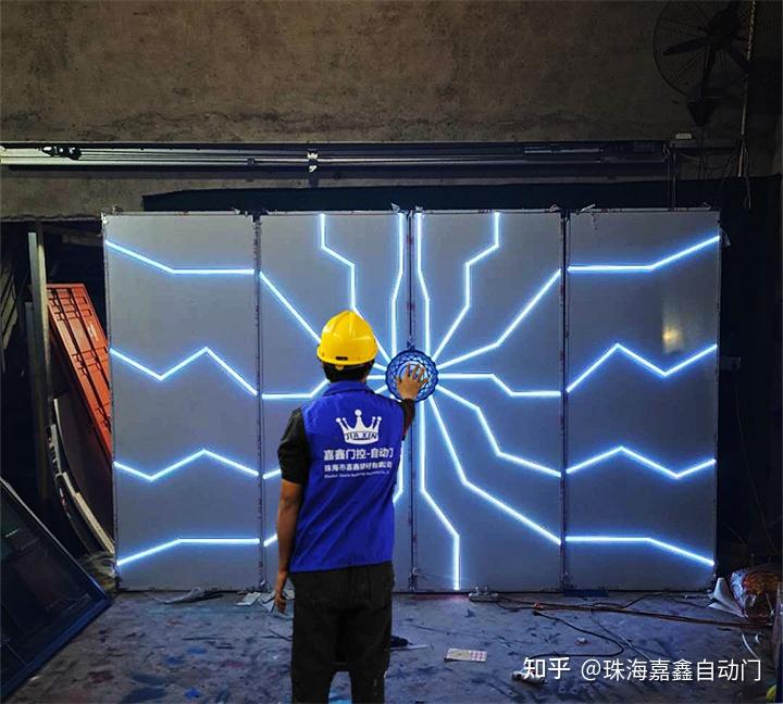 盖卓网红掌控自动门科技创意门网红门