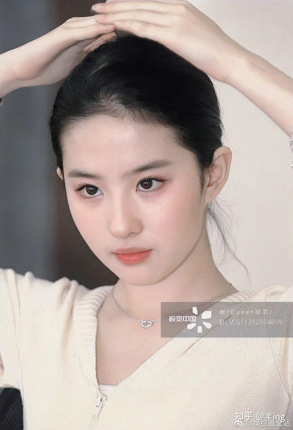 刘亦菲和鞠婧祎的颅顶谁高