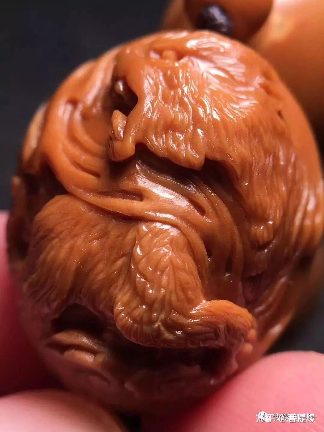 我是雕刻师苏工名家冯伟大师本工四象八卦核雕手串