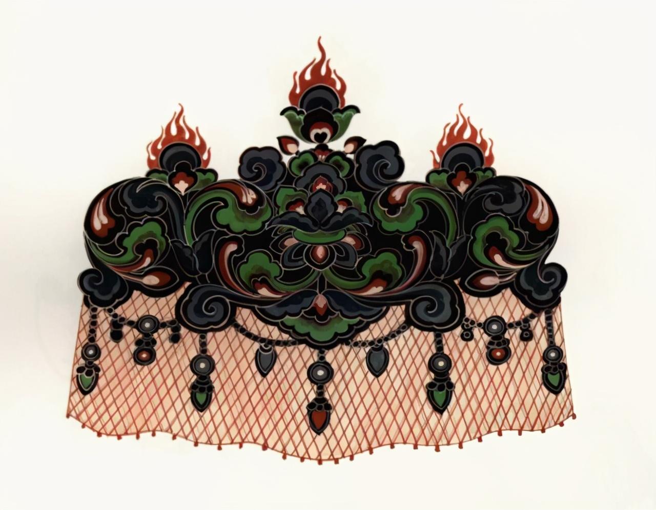 敦煌壁画历代华盖图案集