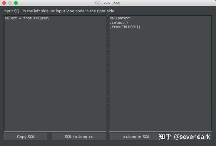 推荐一个可以把JOOQ代码和SQL互转的工具IDEA插件 - 知乎