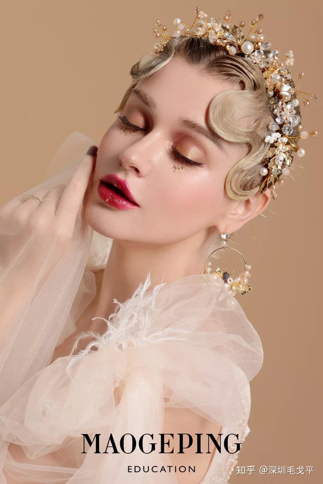 复古新娘造型演绎高贵冷艳