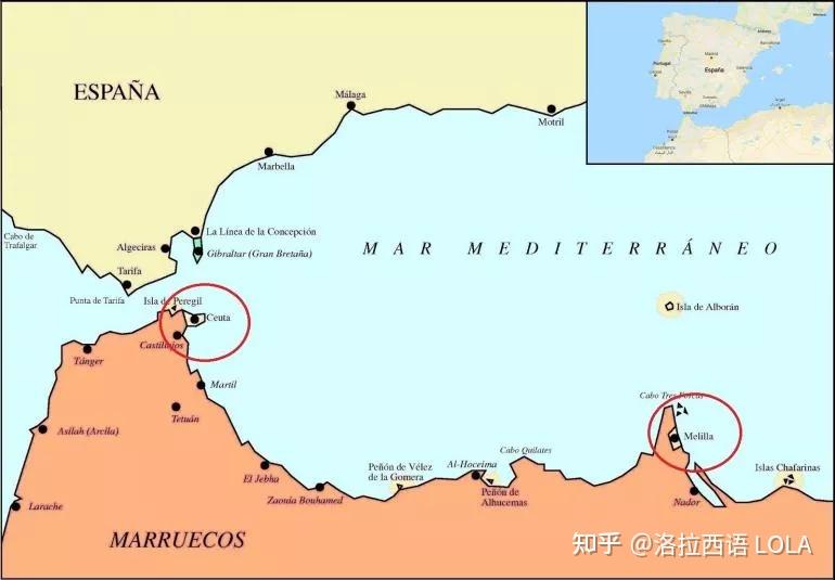 北非上的西班牙飞地 - Ceuta与Melilla - 知乎