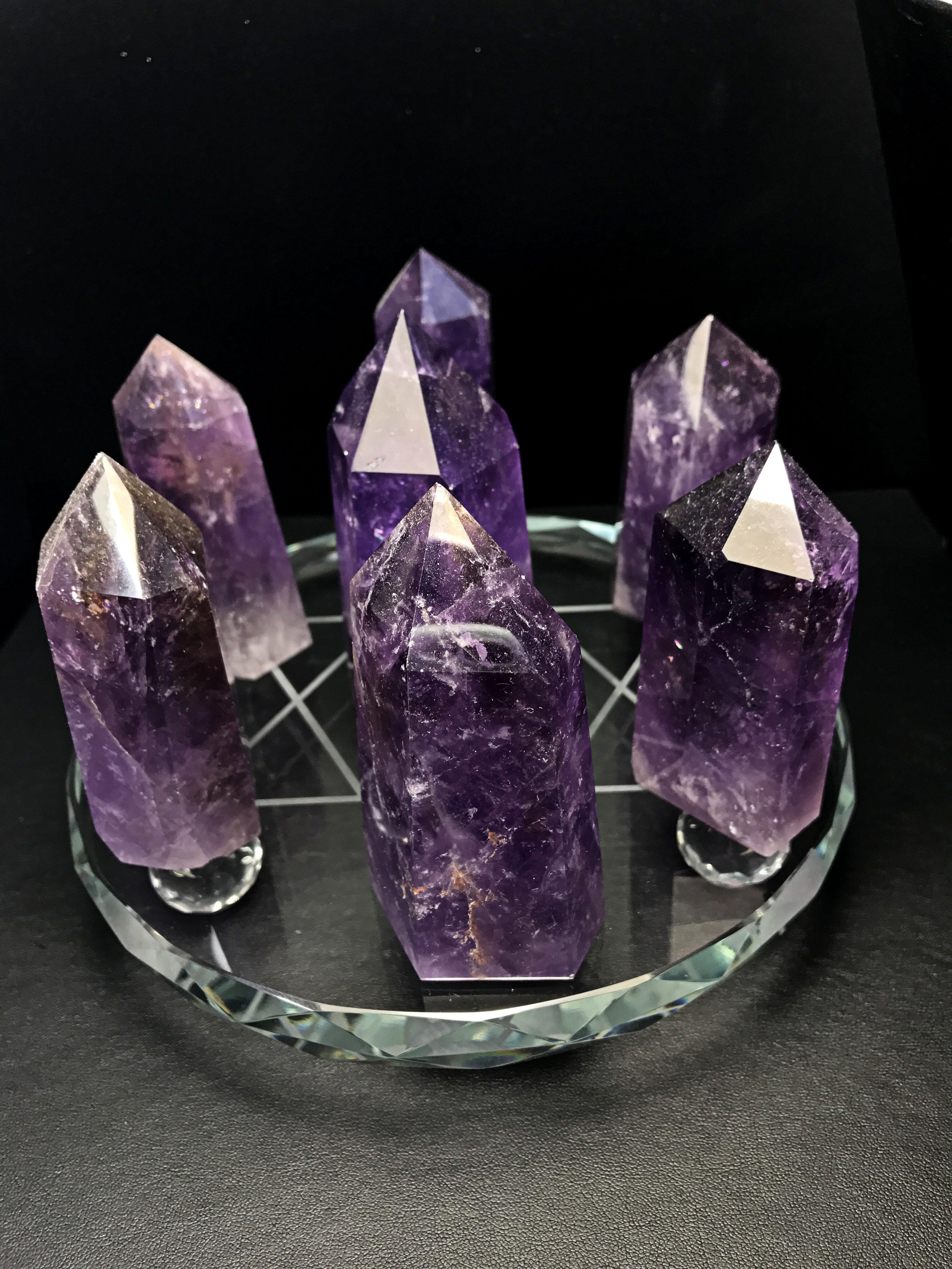 紫水晶柱七星阵